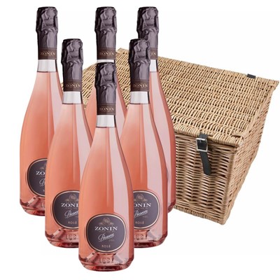 Zonin Rose Prosecco D.O.C 75cl Case of 6 Hamper